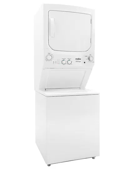 Mabe 7kg double-deck air-steaming washing machine, white CLME77014BFU4