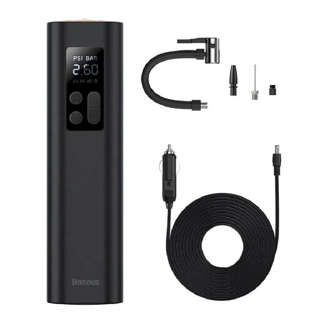 Baseus Super Mini Inflator Pump 4 Built-In Modes 12V Black