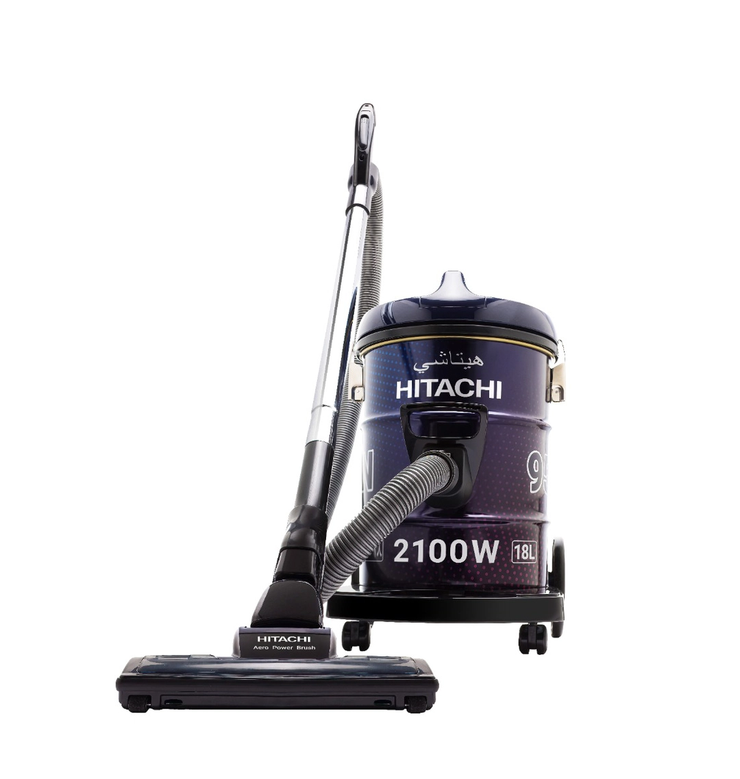 Hitachi Drum Vacuum Cleaner 18L 2100W Blue, CV-955NBLGSA