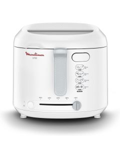 قلاية زيت عميقة مولينكس أونو، 1.8 لتر، 1470 واط، ابيض - AF203127