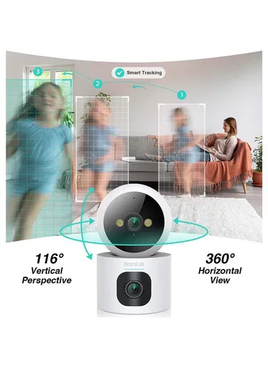 Botaslab C231 2K Indoor 2 Lens 3+3 MP Security Camera white