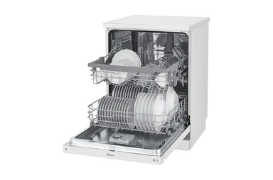 LG QuadWash™ Dishwasher, 14 Place Setting, EasyRack™ Plus, Dual Zone Wash, ThinQ, White - DFB512FW