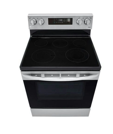 LG 6.3 cu ft. Smart Wi-Fi Enabled Fan Convection Electric Oven with Air Fry & EasyClean®, LREL6323S
