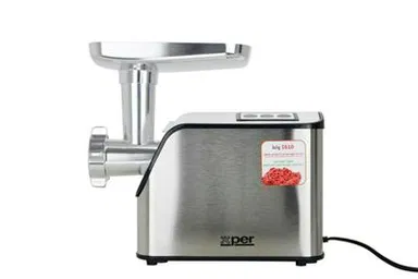 Xper Meat Grinder 1610 Watt Steel + Attachments, XPMG-1610S
