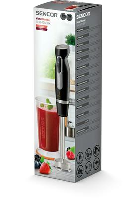 SENCOR Hand Blender, 600 Watts, 0.7 L., Black, SHB 4359BK