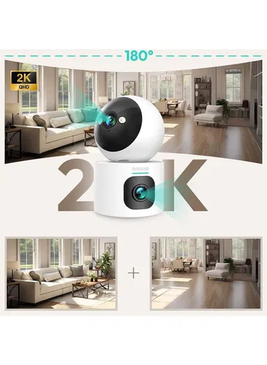 Botaslab C231 2K Indoor 2 Lens 3+3 MP Security Camera white