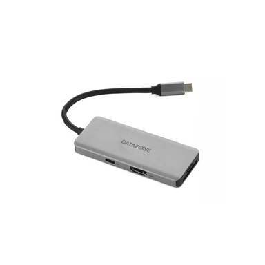 Datazone 7 in 1 USB-C Hub USB 3.0 2 USB 2.0 HDMI Grey