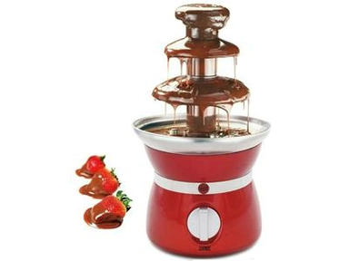 Xper Chocolate Fountain, 32 Watt, Red, XPCF32RS