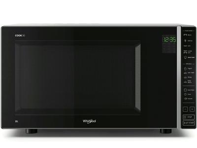 Whirlpool microwave with grill 30 Liter, black, MWP303SB