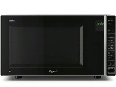 Whirlpool microwave with grill 30 Liter, black, MWP303SB