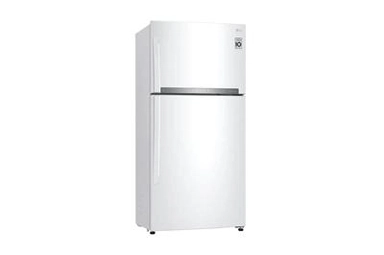 LG Top Freezer Refrigerator 20.9 CU.ft, Smart ThinQ (wifi), Inverter Linear Compressor LT22HBHWLN