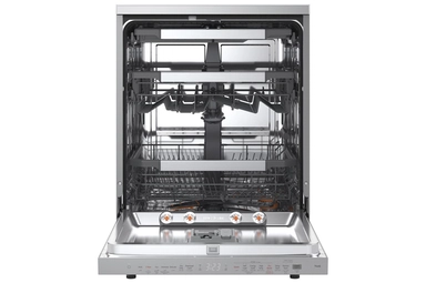 LG Silver Dishwasher, 14 Place ,Settings 10 Programs 3 Racks, DFC287HVS