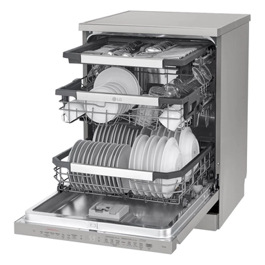 LG Dishwasher, 14 Place Settings, 10 Programs, Silver DFC335HP