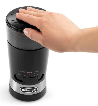 DeLonghi Mill Coffee Grinder, KG210-BK