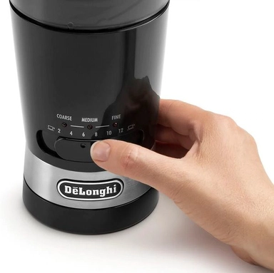 DeLonghi Mill Coffee Grinder, KG210-BK