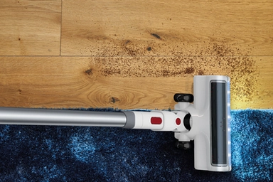 Tefal Cordless Vacuum Cleaner 185 Watt 0.55 Liter Black and White , TY6935HO