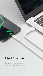 Recci Cable Lightining Plastic White