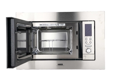 Haam Built-in microwave oven with grill, 20 L., 800 watt, Steel, HM20SBTMW
