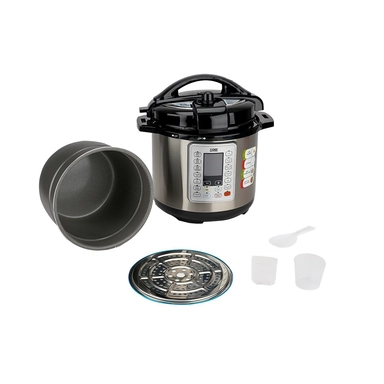 Xper Electric Pressure Cooker 8 L., granite, with mandi attachment, XPC12M8G