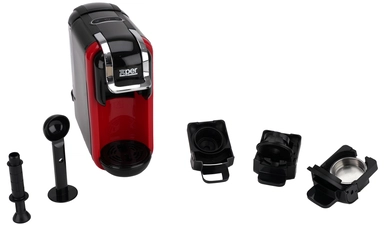 Xper coffee maker for capsules and coffee, 1450 Watts, 19 Bar, Red, XPC-90R