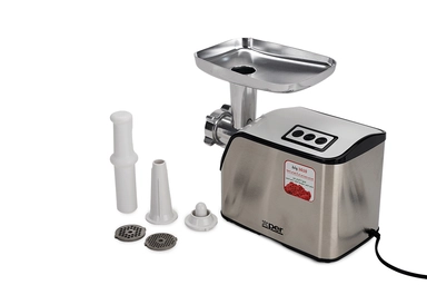 Xper Meat Grinder 1610 Watt Steel + Attachments, XPMG-1610S
