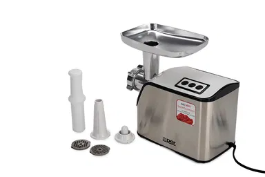 Xper Meat Grinder 1610 Watt Steel + Attachments, XPMG-1610S
