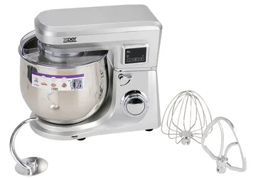 Xper Mixer 1100 Watts, 10 L., Touch Control, Timer, Silver, XPSM-1000-24