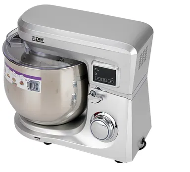 Xper Mixer 1100 Watts, 10 L., Touch Control, Timer, Silver, XPSM-1000-24