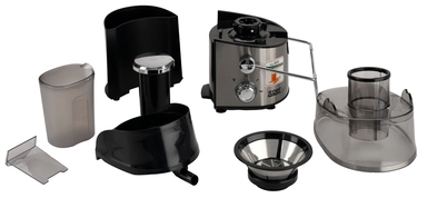 Fruit Juicer 600 Watts Two Speeds Safety System Steel - XPJU-600S