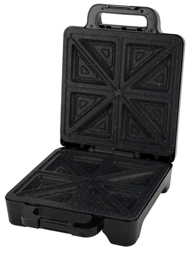 Xper sandwich maker 1600 watts, granite top, black, XPST-771M