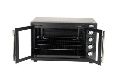 فرن اكسبير 80 لتر 2800 واط مروحة باب مزدوج اسود XPTO80L-24