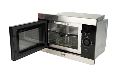 Xper Built-in microwave oven with grill, 25 L., 900 watt, Black, XP25SBTMW