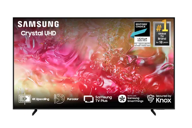 Samsung 75 inch Smart Crystal UHD TV UA75DU7000UXSA 4K