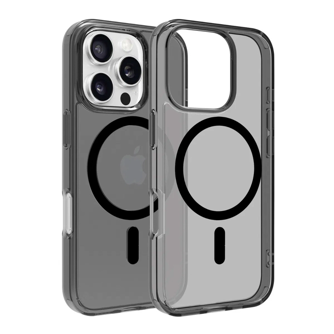Dviced Magsafe iPhone 16 Pro smoke case, Black