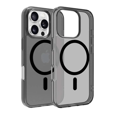 Dviced Magsafe iPhone 16 Pro smoke case, Black