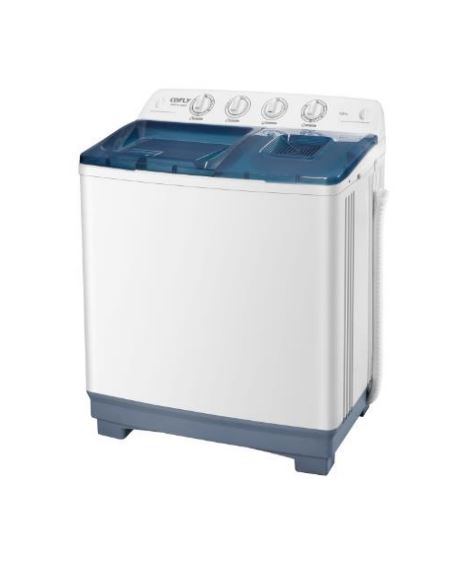 Daewoo Twin Tub Washing Machine 13 kg White, DW-T130JS