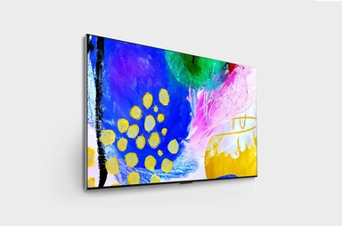 LG OLED TV 77 Inch G2 Series, Gallery Design 4K Cinema HDR WebOS Smart AI ThinQ Pixel Dimming, OLED77G26LA