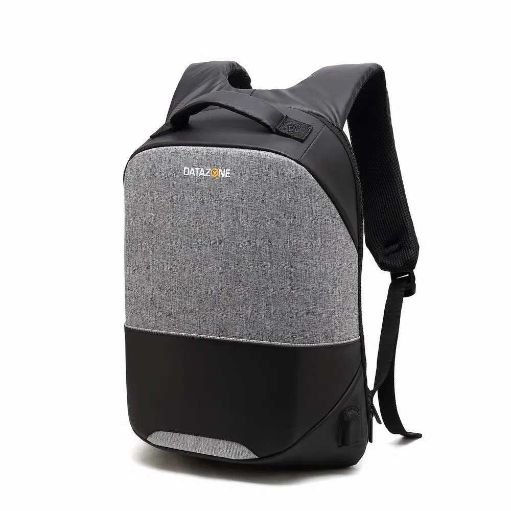 Datazone Large Laptop Backpack Slim Lightweight Grey