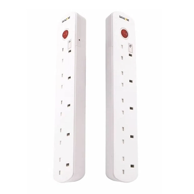 Datazone Power Extension Socket 5 Way 13 A fused 2M White