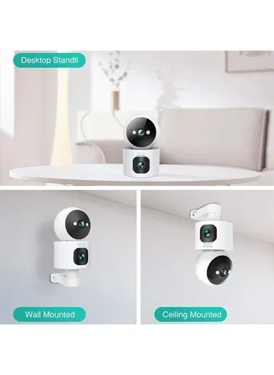 Botaslab C231 2K Indoor 2 Lens 3+3 MP Security Camera white