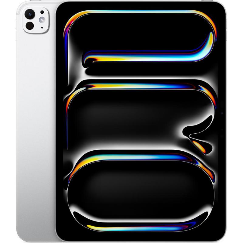 آبل آيباد برو 11 إنش (2025) بمعالج إم 5، واي فاي، سعة 256 جيجابايت، اللون الفضي