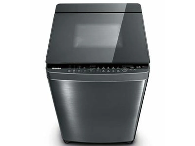 غسالة توشيبا 15 ك اتوماتيك فتحة علوية استيل AW-DUK2217WUPBB