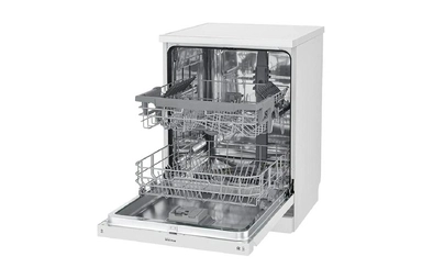 LG QuadWash™ Dishwasher, 14 Place Setting, EasyRack™ Plus, Dual Zone Wash, ThinQ, White - DFB512FW