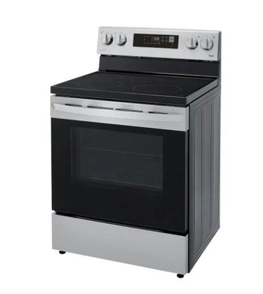 LG 6.3 cu ft. Smart Wi-Fi Enabled Fan Convection Electric Oven with Air Fry & EasyClean®, LREL6323S