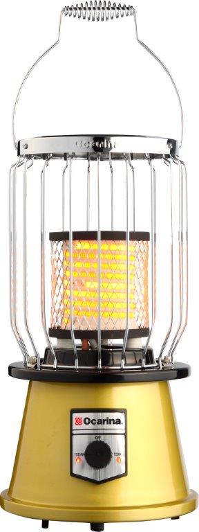 Ocarina Halogen Heater 1000-2000 Watt, OCRHTRU20NB2