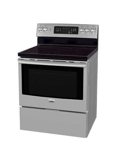 Mabe stand oven, 76 cm, steel, electric, full safety, EML735NXF0