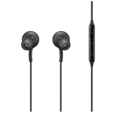 سماعة سامسونج سلكية بمنفذ USB من النوع C باللون الأسود