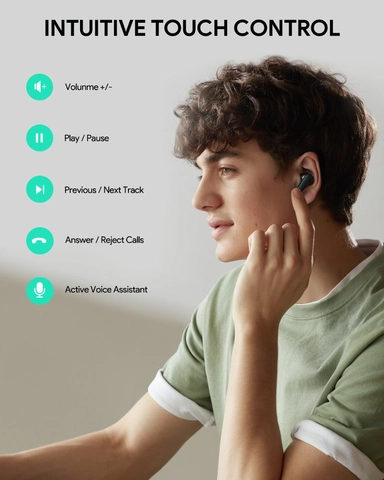 Aukey True Wireless Earbuds M1S Black