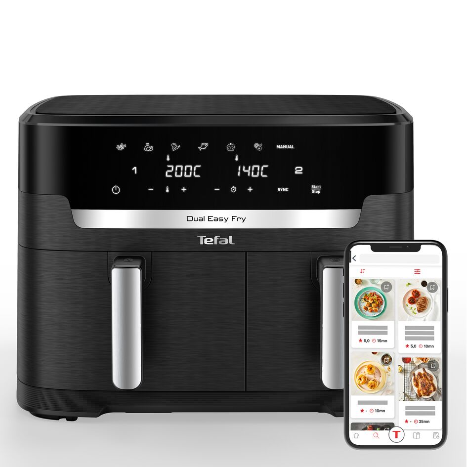 Tefal Air Fryer, 8.3L, 1830W, Black, EY9428 G0