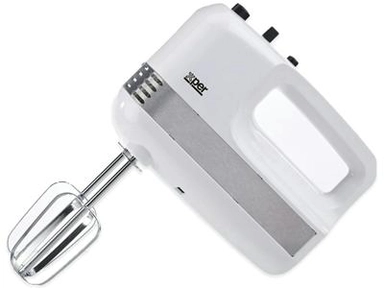 Xper Hand Mixer 400 Watt 5 Speeds With Turbo White, XPHM-400W